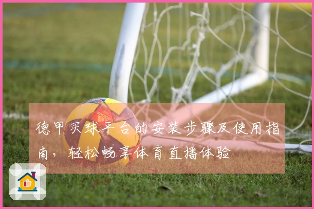 德甲买球平台的安装步骤及使用指南，轻松畅享体育直播体验